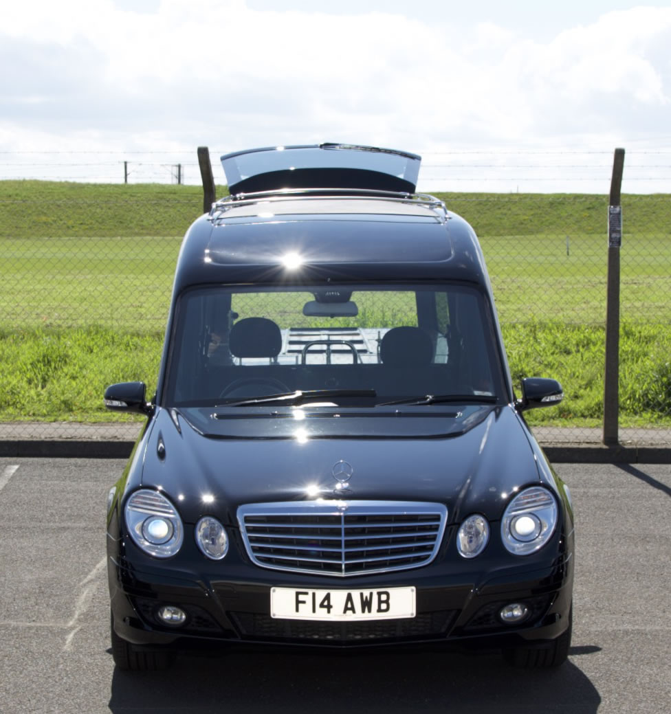 Front view of Hearse